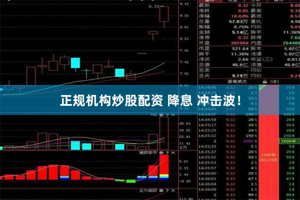正规机构炒股配资 降息 冲击波！