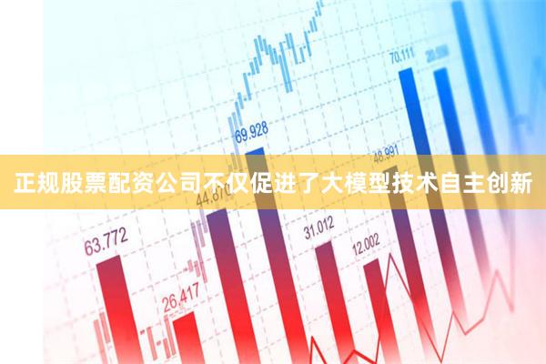 正规股票配资公司不仅促进了大模型技术自主创新